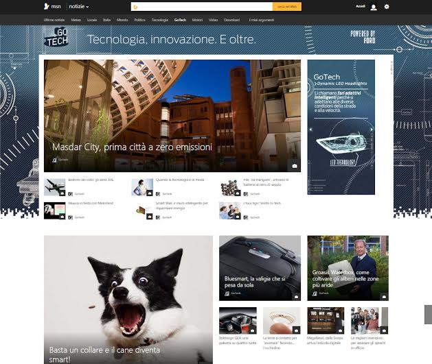 Ford Italia ha dato il via a 2 nuovi progetti web, uno ospitato da StartupItalia e l’altro da MSN Italia