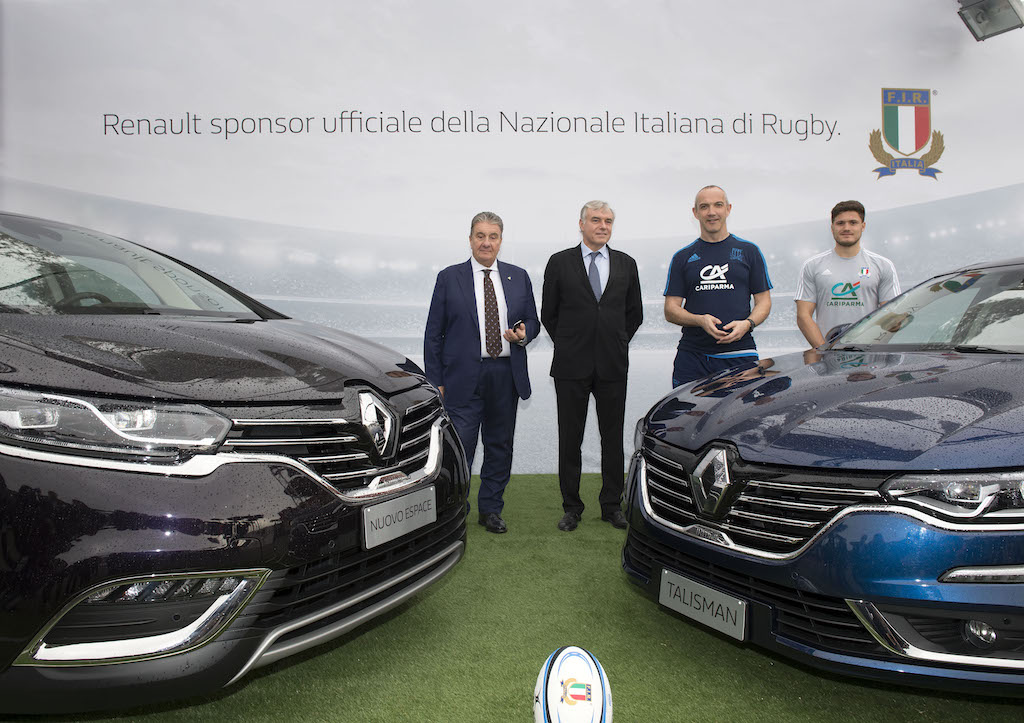 Accordo sponsorizzazione Renault - Federazione Italiana Rugby