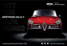 Inaugura la mostra “Mito Alfa Romeo” al Museo della Tecnica di Sinsheim