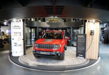 Anteprima della nuova Jeep® Renegade Hybrid Plug-in (PHEV) al MotorVillage Champs-Elysées di Parigi