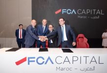 FCA Bank Dealer Services Maroc, FCA Maroc e Wafasalaf hanno annunciato la partnership per il finanziamento ai clienti in Marocco, dando vita a FCA Capital Maroc.