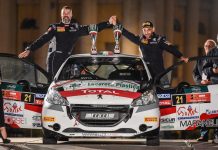 MICHELE GRISO SBANCA IL “2 VALLI” E PASSA AL COMANDO DEL PEUGEOT COMPETITION 208 RALLY CUP TOP