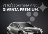 “YUKÕ WITH TOYOTA”: IL PRIMO CAR SHARING FULL HYBRID DA OGGI È ANCHE PREMIUM