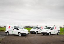 300 Nissan e-NV200 van al corriere DPD per le consegne a zero emissioni