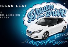 Nissan LEAF Dream Drive: la prima ninnananna a zero emissioni al mondo
