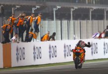 RIPARTE DAL QATAR IL CAMPIONATO MONDIALE MOTO2 POWERED BY TRIUMPH