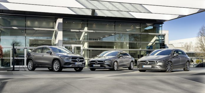 Drei neue Plug-in-Hybridmodelle komplettieren die Mercedes-Benz Kompaktwagen-Familie: CLA Coupé, CLA Shooting Brake und GLA jetzt mit EQ PowerThree new plug-in hybrid models complete the Mercedes-Benz compact-car family: CLA Coupé, CLA Shooting Brake a