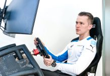 I piloti BMW Maximilian Günther e Colton Herta in gara con le star del motorsport e i piloti virtuali professionisti.