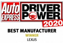 LEXUS ELETTO MIGLIOR BRAND DEL REGNO UNITO PER IL QUARTO ANNO CONSECUTIVO NEL SONDAGGIO DRIVER POWER DI AUTO EXPRESS
