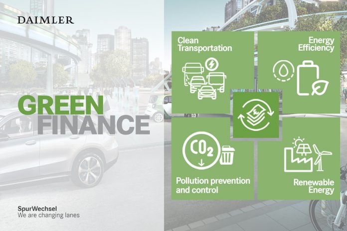 Daimler stellt Weichen für grüne FinanzierungenGreen Finance Framework marks the next milestone of Daimler’s sustainable business strategy