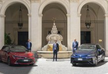 Consegnata alla Presidenza del Consiglio dei Ministri una Corolla Full Hybrid Electric