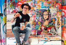 L’artista francese Jisbar ha dipinto un quadro a tema Ducati che andrà all’asta a favore della #RaceAgainstCOVID