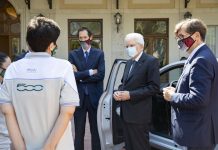 La Nuova Fiat 500 debutta al Quirinale e a Palazzo Chigi.