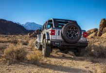 La nuova Wrangler 4xe protagonista al fianco delle Renegade e Compass 4xe della gamma di veicoli elettrici del marchio Jeep® commercializzati nei mercati globali