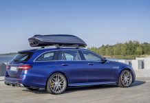 Massima aerodinamica e alte prestazioni per il nuovo box per il tetto firmato Mercedes-AMG