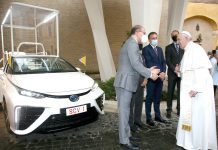 Una Papamobile ad idrogeno per Sua Santità Papa Francesco