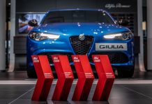 Giulia fa il pieno di premi in Germania: trionfo agli SPORT AUTO AWARD 2020