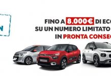 “BEST OF CITROËN”: FINO A 8.000 EURO DI ECOBONUS SU UN NUMERO LIMITATO DI CITROËN IN PRONTA CONSEGNA