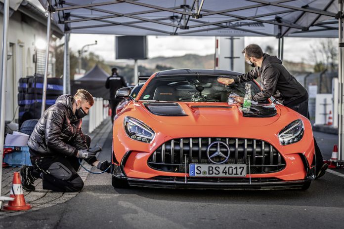 Mercedes-AMG GT Black Series schnellstes Serienfahrzeug auf der Nürburgring-NordschleifeMercedes-AMG GT Black Series is fastest series production car on the Nürburgring-Nordschleife