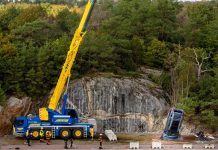 Volvo Cars fa cadere auto nuove da 30 metri per aiutare i servizi di soccorso a migliorare le tecniche di salvataggio