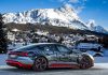 Anteprima di Audi RS e-tron GT prototipo per l’apertura dei Mondiali di Cortina