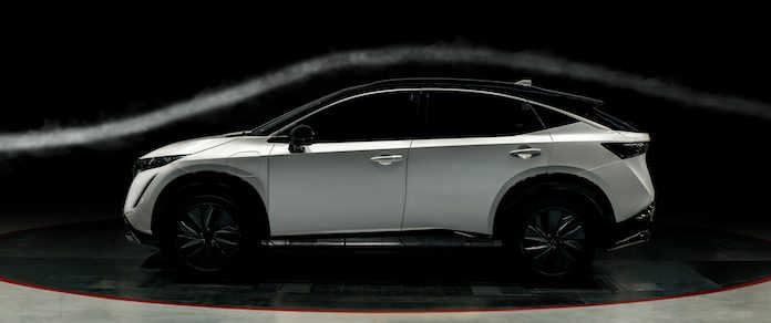 Nissan Ariya si appresta a divenire il crossover Nissan più aerodinamico di sempre