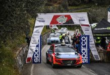 Partito lo show del Campionato Italiano Rally Sparco 2021. Neuville e Wydaeghe, Hyundai i20 R5, i migliori nella Super Prova Speciale del Ciocco