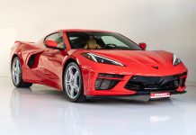 E’ ARRIVATA IN ITALIA LA PRIMA CORVETTE STINGRAY UFFICIALE CON MOTORE CENTRALE POSTERIORE ESPOSTA NELLO SHOW ROOM CAVAUTO A MONZA