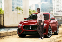David Beckham nuovo Maserati Ambassador alla guida del SUV ad alte prestazioni del Marchio, Levante Trofeo
