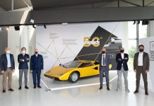 Il Presidente dell’Emilia Romagna Stefano Bonaccini in visita alla Lamborghini