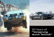 Audi festeggia 50 anni “All’avanguardia della tecnica”