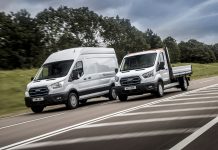 Ford E-Transit fa il suo debutto sulle strade europee con aziende selezionate per il programma di prove su strada