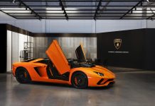 Automobili Lamborghini al Cersaie 2021 con le sue superfici architettoniche