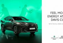 LEXUS SARÀ AUTO UFFICIALE DELLA FASE FINALE DELLA COPPA DAVIS – RAKUTEN 2021