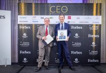 CEO Italian Awards 2021: Giuliano Caldo, General Manager di EasyPark Italia, premiato nella categoria Mobilità