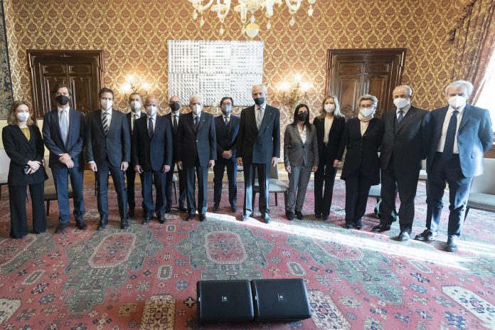 Presidente Mattarella_Marco Tronchetti Provera e delegazione Pirelli