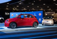 Fiat Nuova 500 al Consumer Electronics Show (CES) 2022 di Las Vegas
