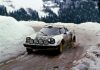 Carlos Tavares taglia il traguardo del 24° Rally Storico di Monte Carlo a bordo di una Lancia Stratos