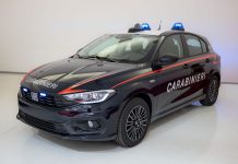 Fiat Tipo “arruolata” nell’Arma dei Carabinieri