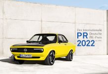 Opel Manta GSe ElektroMOD riceve l’Internationale Deutsche PR-Preis 2022
