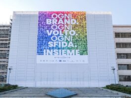 Stellantis Mirafiori: i volti dei dipendenti sulla Palazzina Uffici